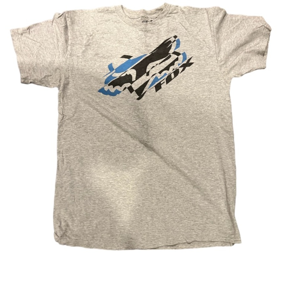 Men’s Fox Racing gray graphic short sleeve t shirt size medium